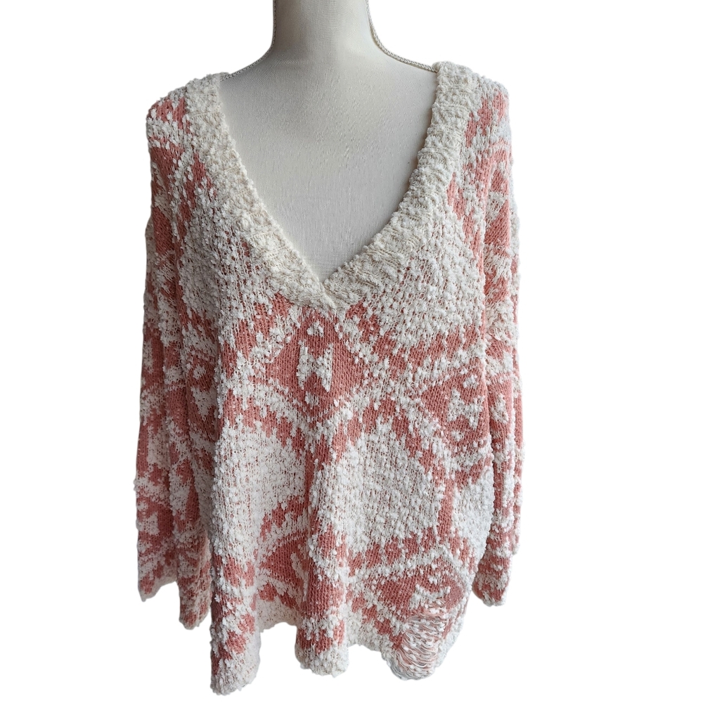 Pol Vneck Oversized Knit Sweater Size‎ Small